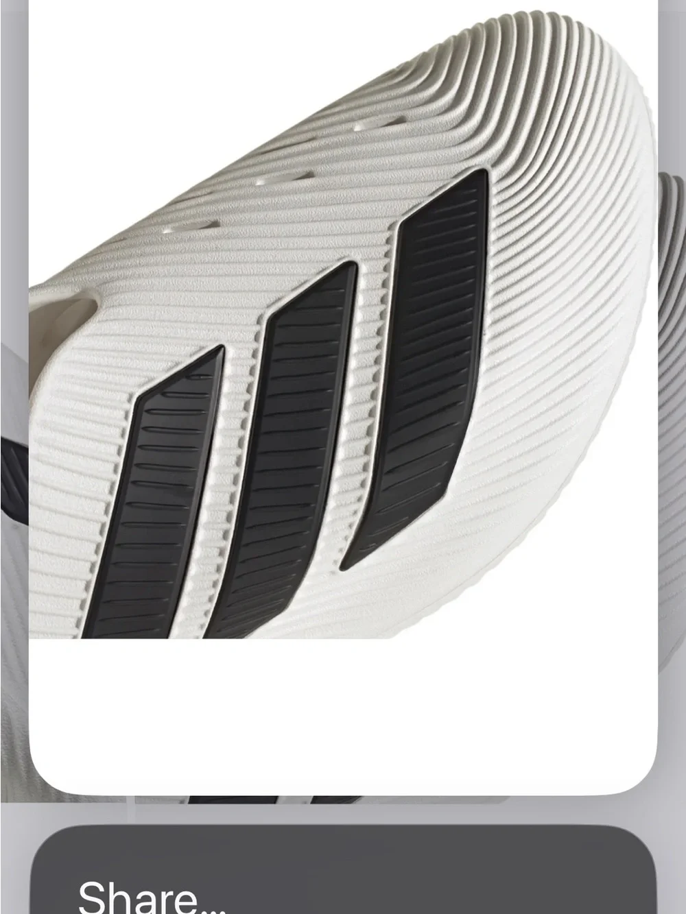 Men's New Adidas PURECHILL Classic White with Black Accents